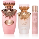 Lattafa Haya EDP 100 ml + EDP MINI 12 ml + Hair Mist 50 ml (woman) Lattafa Haya EDP 100 ml + EDP MINI 12 ml + Hair Mist 50 ml (woman)