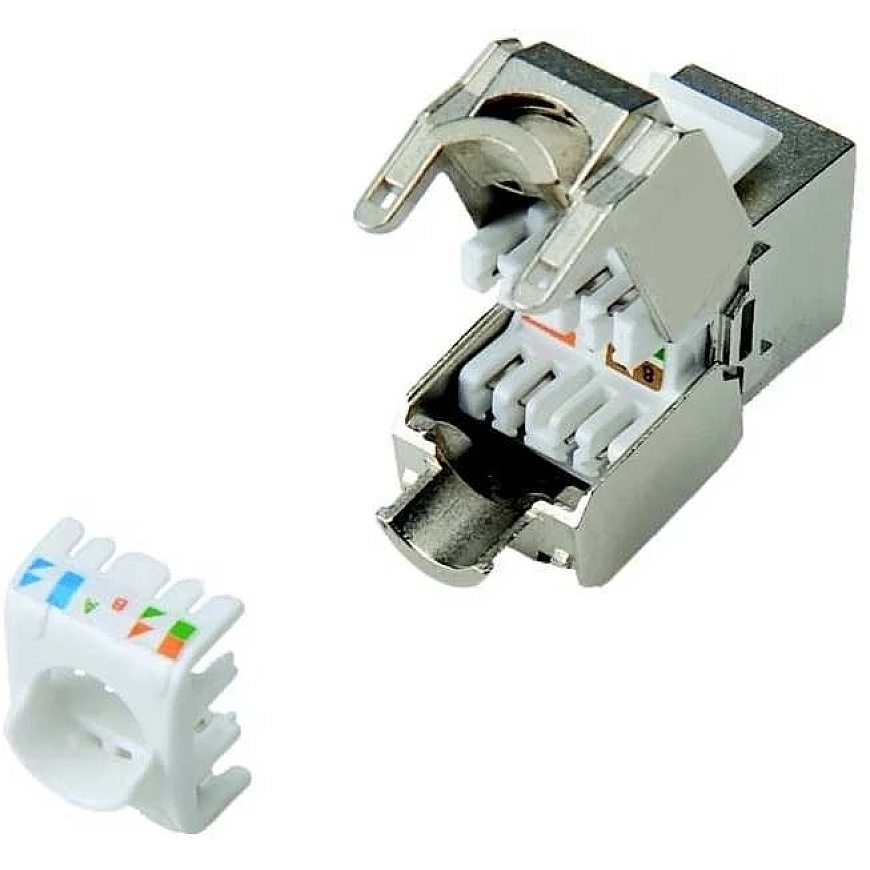 DATACOM Keystone RJ45 STP CAT6A savaime pjaustantis SIDABRAS – 2