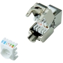 DATACOM Keystone RJ45 STP CAT6A self-cutting SILVER DATACOM Keystone RJ45 STP CAT6A self-cutting SILVER