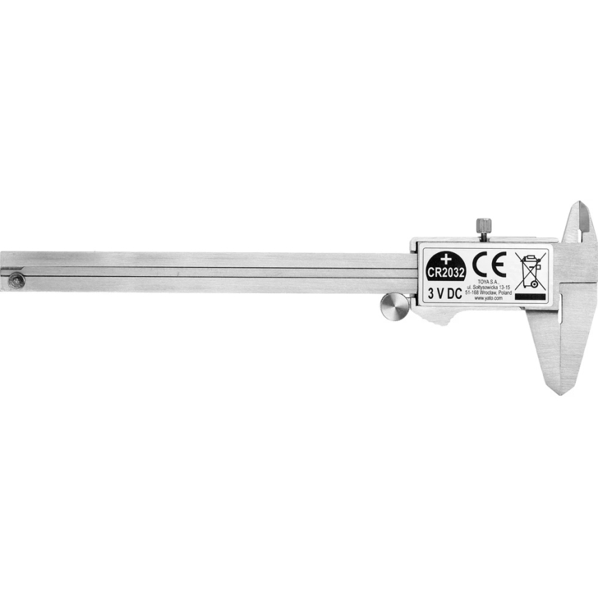 Toya Sa Poland Sähkökalu | 0–150 mm | 2,4″ näyttö (YT-72020) – 3