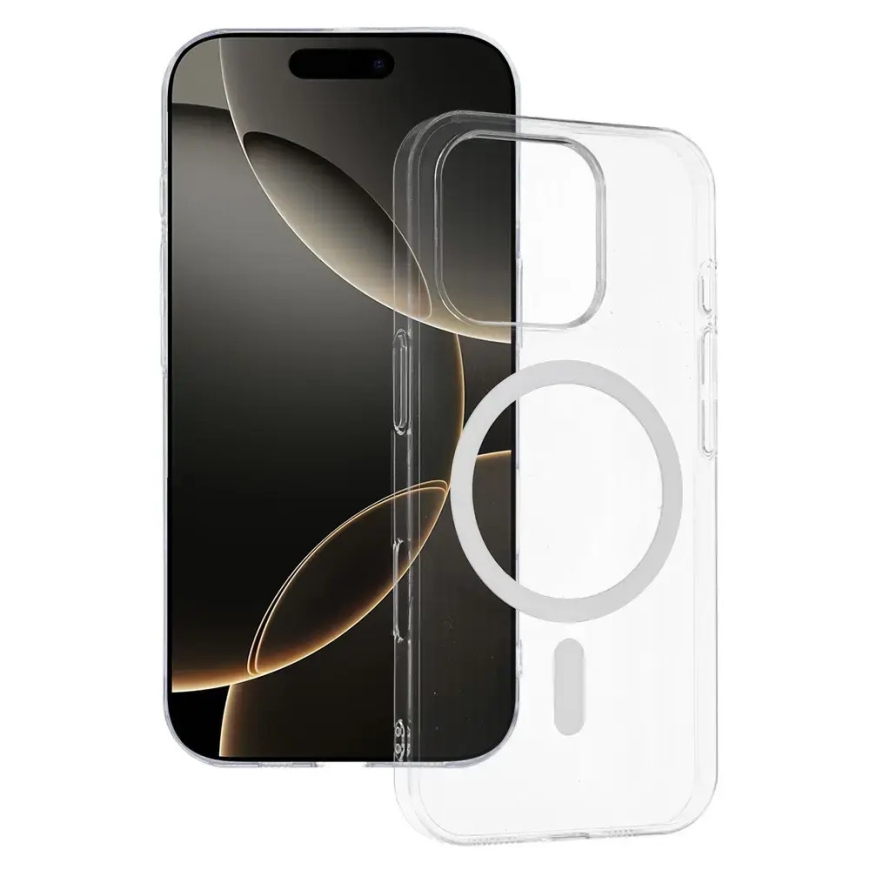 Slim phone case with MagSafe support for iPhone 14 white