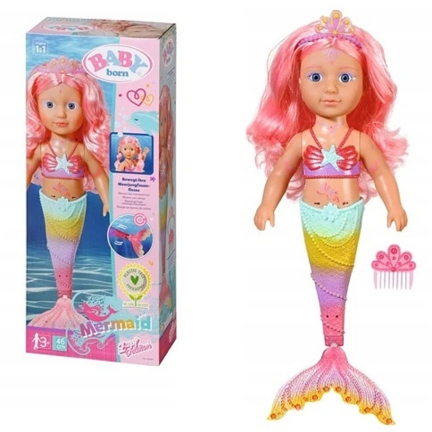 MGA ZAPF Creation Baby Born Sea Princess - 46 cm – 2