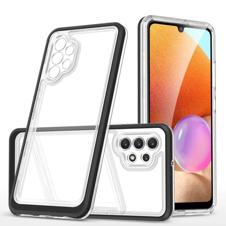 Hybrid Armor 3-в-1 чехол для телефона Samsung Galaxy A72 4G (A725) чёрный – 2