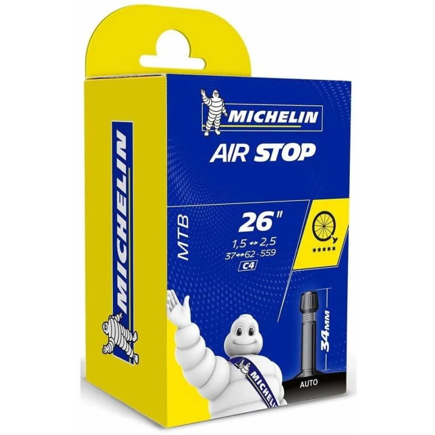 MICHELIN IEKŠĒJIE RIMI AIR STOP AUTO-SV 48MM 26X1.85/2.4 (191666)