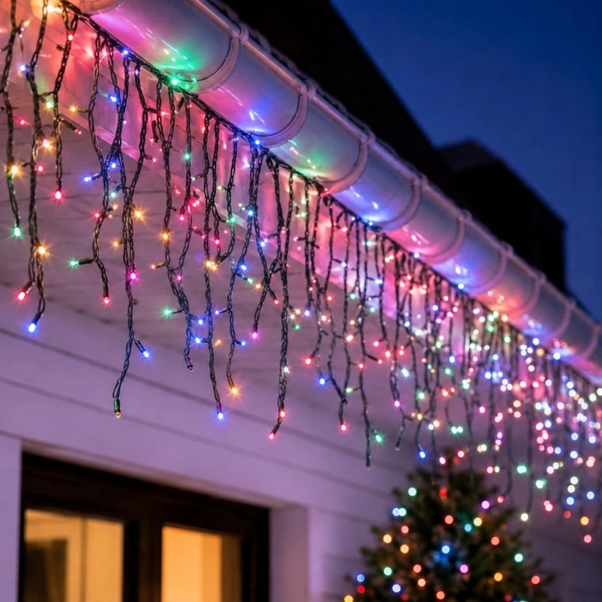 Koopman Päikeseenergia string valgus 480 LED 13 funktsiooni USB multivärviline – 5