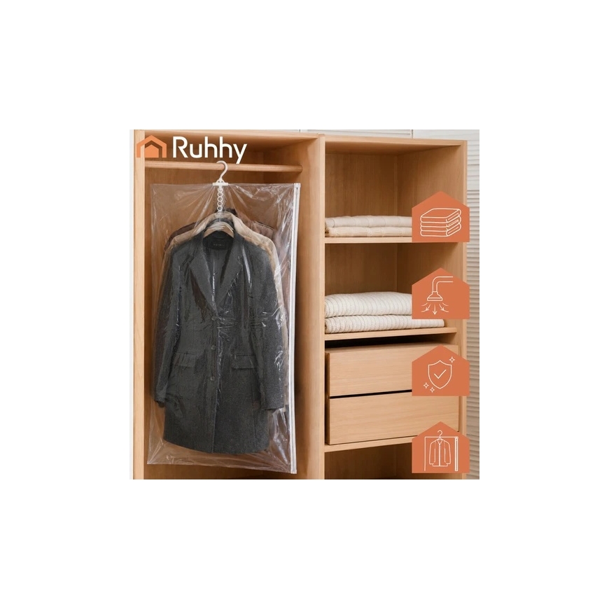 Vacuum Storage Bag with Hanger - Set of 6 pcs. Ruhhy – 4
