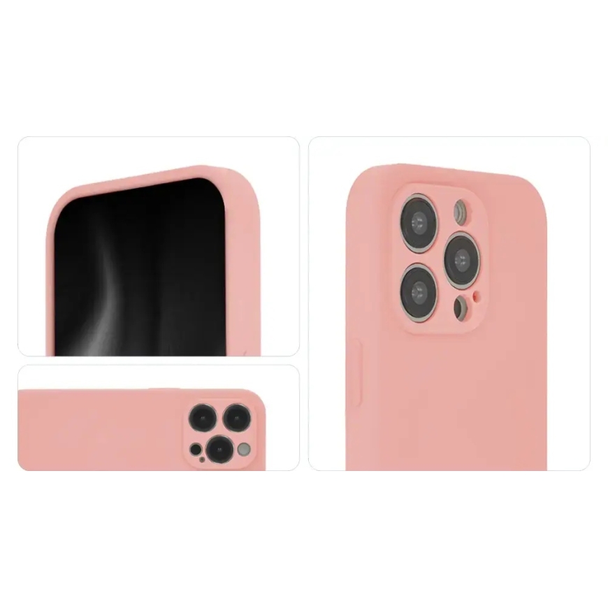 Soft Touch Mag telefono dėklas su MagSafe palaikymu iPhone 15 Plus rožinis – 3