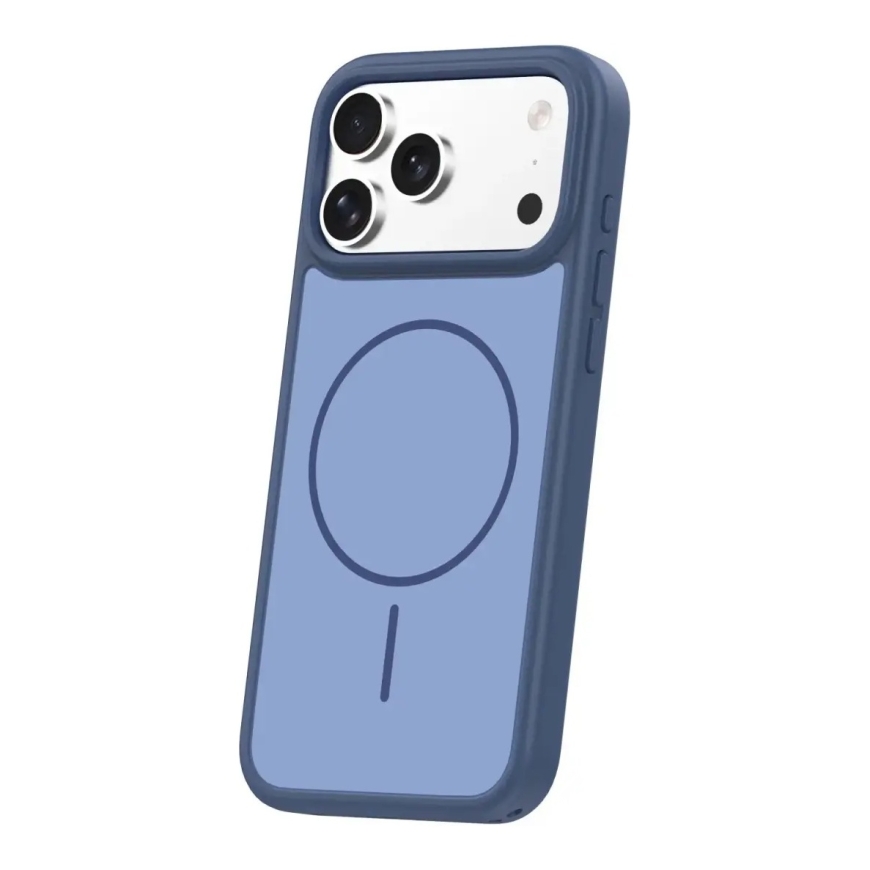 Frame Thin Mag phone case with MagSafe support for iPhone 17 Pro Max blue – 2