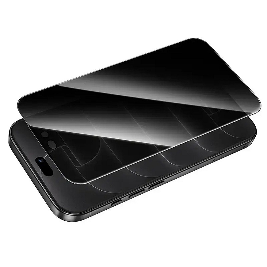 Borofone BF12 Armor Shield Full Screen Anti-spy grūdintas stiklas Iphone 18 Pro – 3