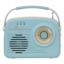 Setty Bluetooth speaker with radio Retro P350 blue Setty Bluetooth speaker with radio Retro P350 blue