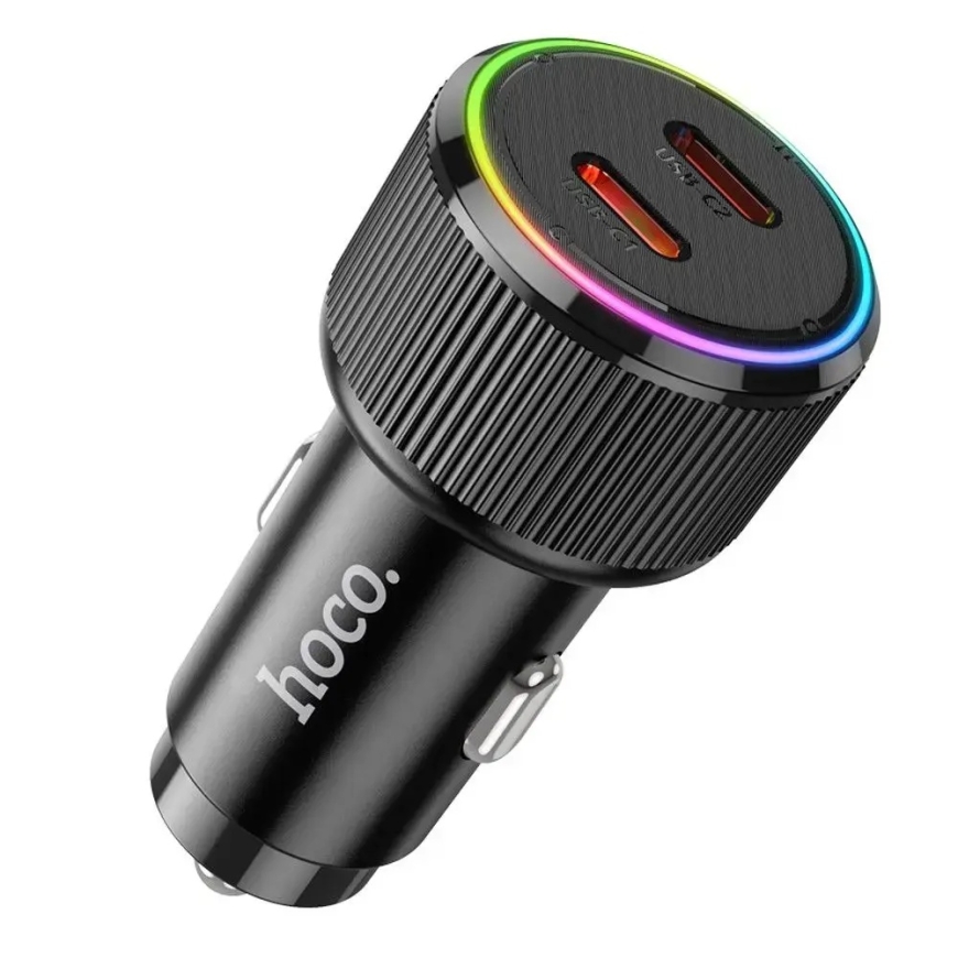 HOCO NZ14B auton laturi | 30W | PD, QC | USB-C | musta – 4
