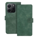 TENDER raamatukott XIAOMI Redmi Note 14 4G-le (GLOBAALNE - 164,84mm x 78,15mm x 8,16mm) roheline