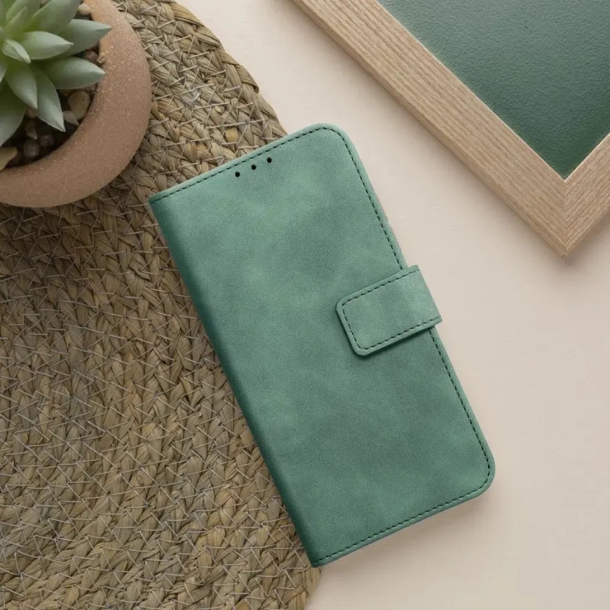 TENDER grāmatu maciņš XIAOMI Redmi Note 14 4G (GLOBĀLAIS - 164,84mm x 78,15mm x 8,16mm) zaļš – 3