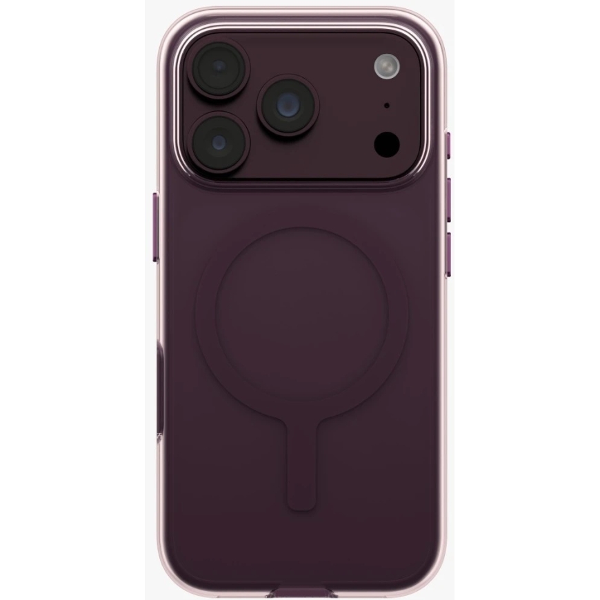 UNIQ Clario vāks iPhone 18 Pro / 17 Pro, Magclick uzlāde, ekoloģisks, violets – 3