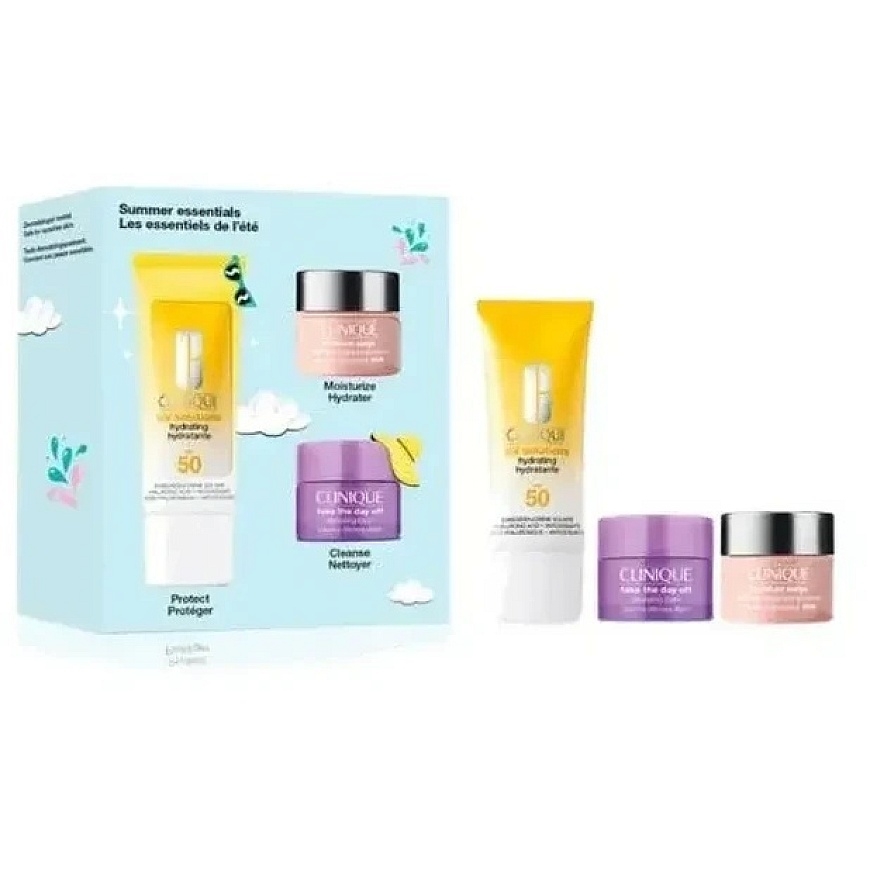 Набор Clinique Uv Solutions Spf50, 40 мл Бальзам Take Day Off, 15 мл Ms 100h, 15 мл – 2