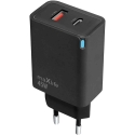 Maxlife MXTC-09-45AC GaN PD QC laadija 1x USB-C 1x USB 45W must Maxlife MXTC-09-45AC GaN PD QC laadija 1x USB-C 1x USB 45W must