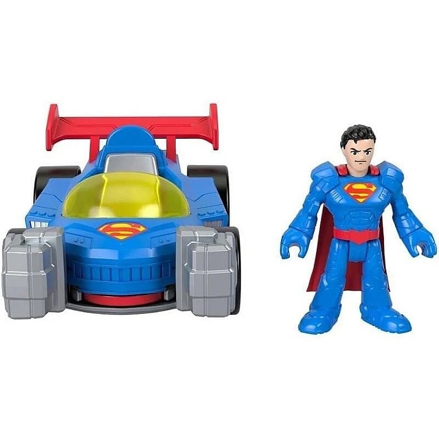 Fisher Price DC Comics Super Friends Metal Force figūru un transportlīdzekļu komplekts dažādos variantos