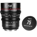 Lens - Meike MK 75mm T2.1 S35 Canon EF Mount, 0.8 MOD, Black Lens - Meike MK 75mm T2.1 S35 Canon EF Mount, 0.8 MOD, Black