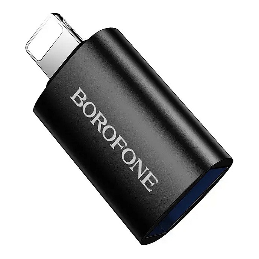 Borofone Adapteris BV26 - USB uz Lightning - melns – 5