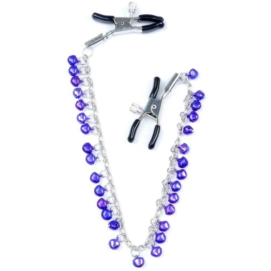 Fetish B Series Su Chain with Bells and BDSM Nipple Clamps – 4