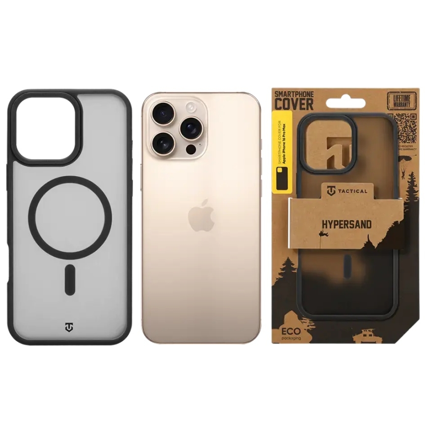 Taktikaline MagForce Hypersand kate Apple iPhone 16 Pro Max asfaldil – 5
