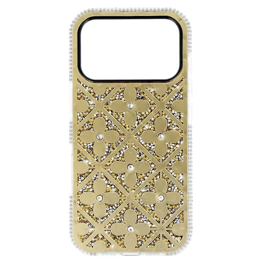 Flower maciņš telefonam iPhone 17 Air zelta krāsā – 3