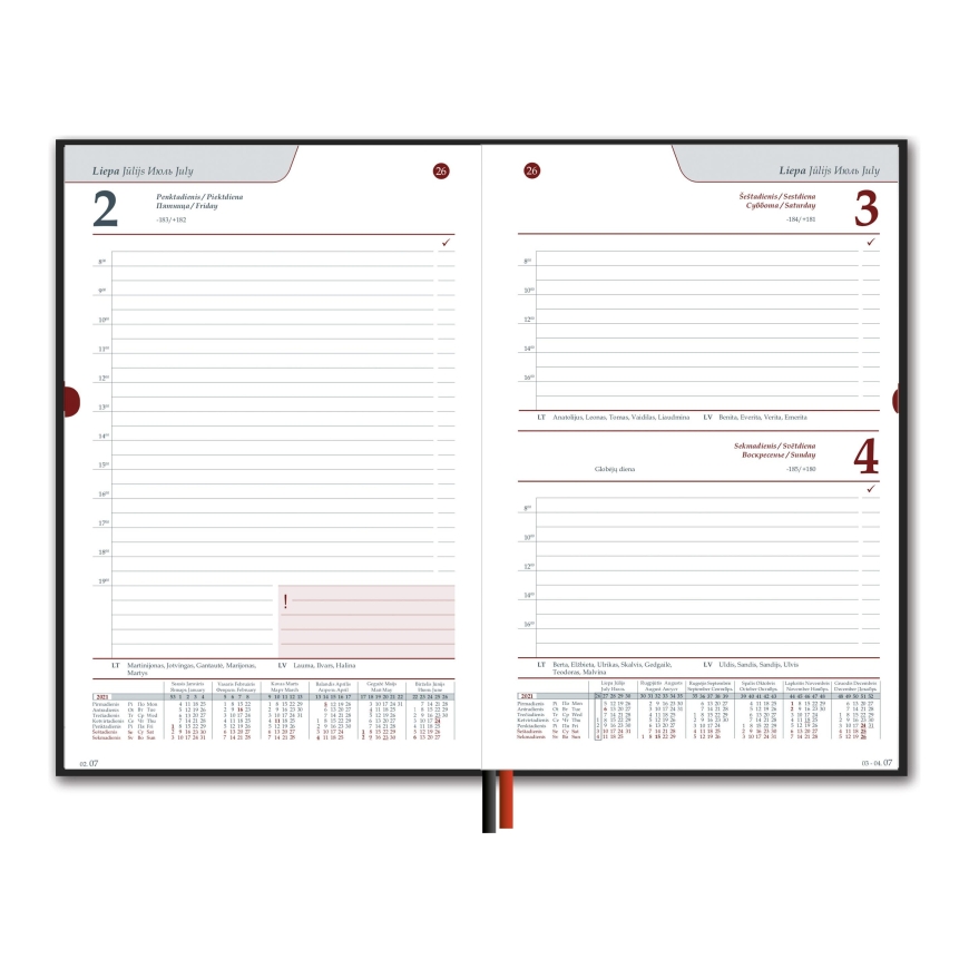 FAT Календариус FASHION SPECIAL EDITION, 2027, PU, A5 LT – 2