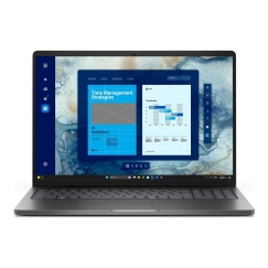 DELL NTB Pro 16 kannettava tietokone PC16250/7 150U/16GB/512SSD/16" FHD+ /IR-kamera ja mikrofoni/ilman virtalähdettä/WLAN/valais