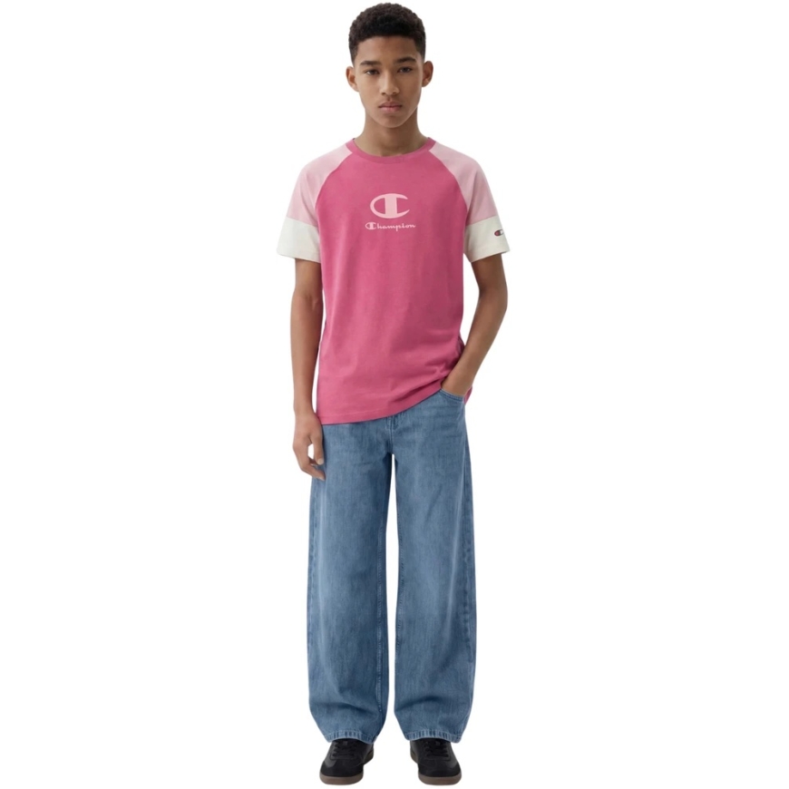 Champion SS Tee Pink for Kids 307719 PS029 (L) – 4