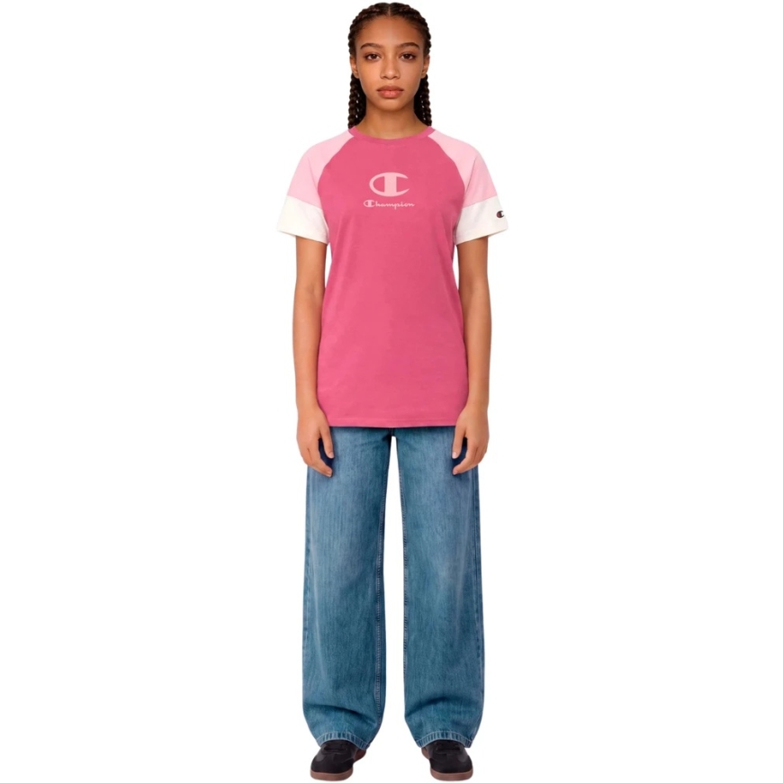 Детская футболка Champion SS Tee розовая 307719 PS029 (L) – 5