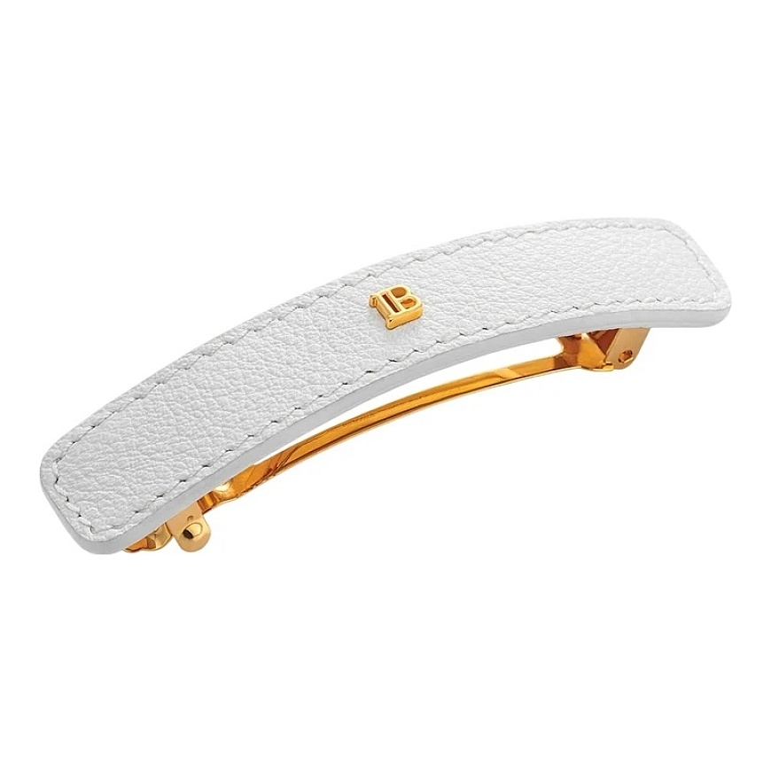 Balmain Legacy Matu sprādze Baltā