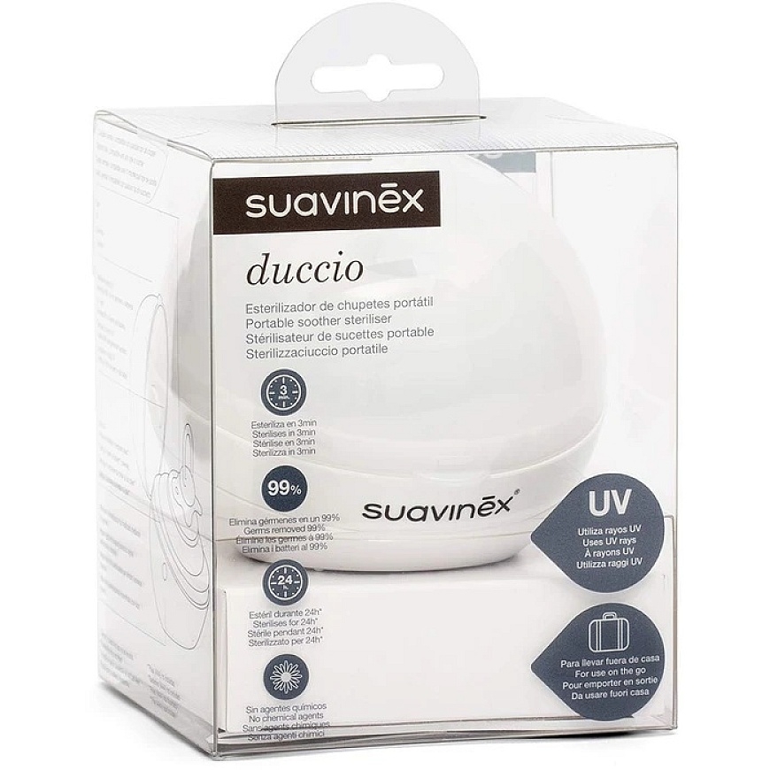 SUAVINEX PORTABLE UV PACIFIER STERILIZER White – 5