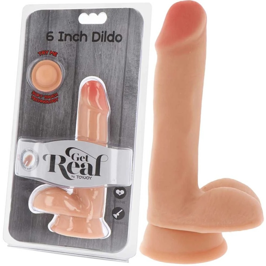 Saage Reaalne Hankige „Reaalne Dildo DUAL DENSITY“, 6 tolli diameetriga – 5