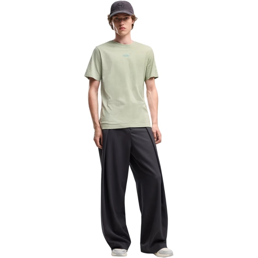 Miesten Puma ESS Small No.1 Logo keskitetty T-paita vaaleanvihreä 692912 28 (S) – 4