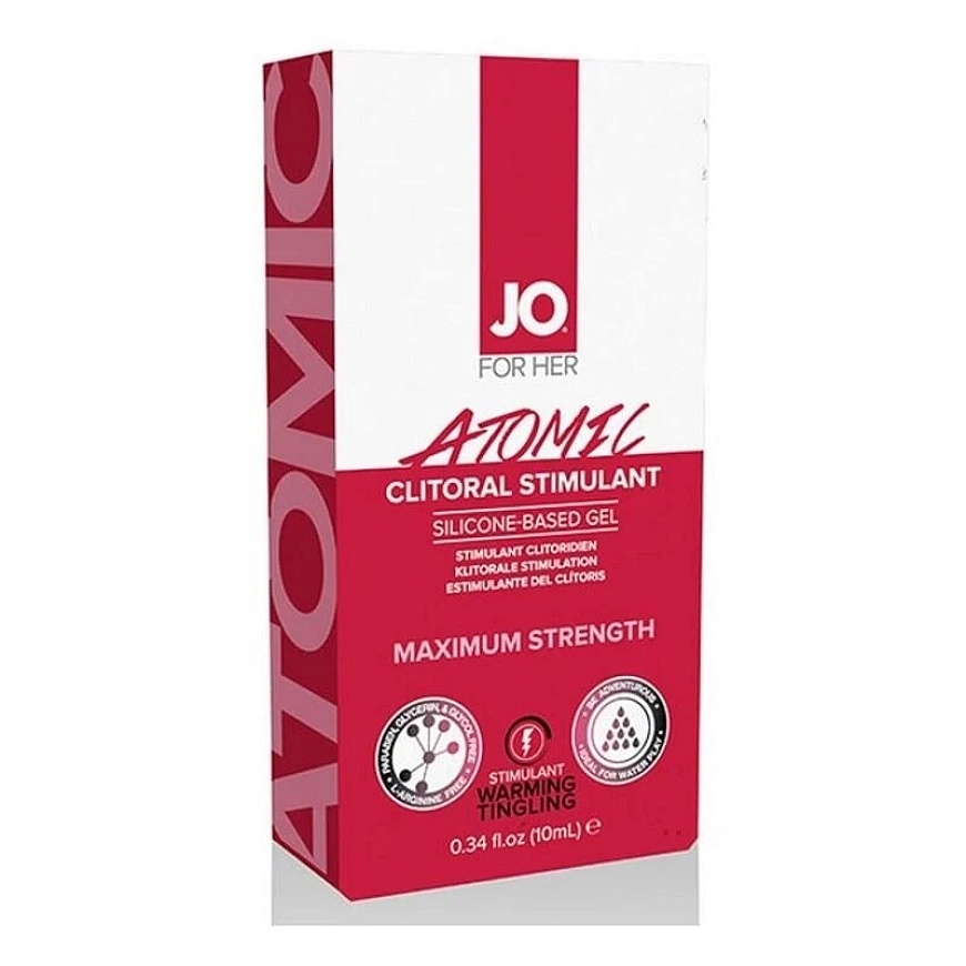 System Jo Sistema JO - Tema klitera stimulaator soojendav Atomic 10 ml