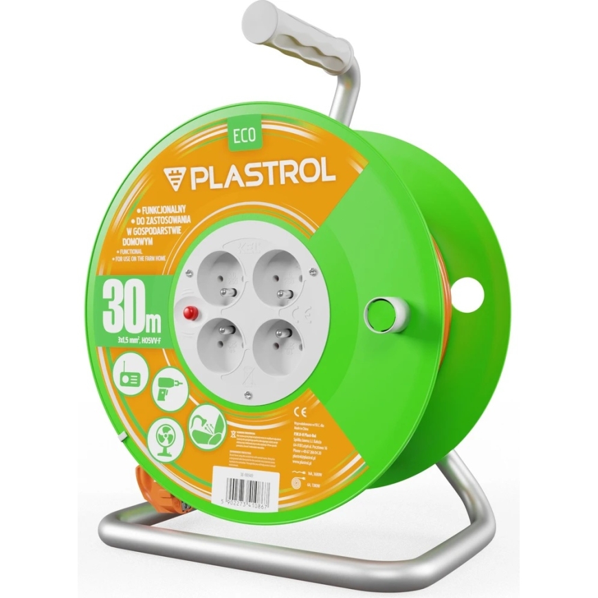Plastrol Drum Extension Cord Eco – 4