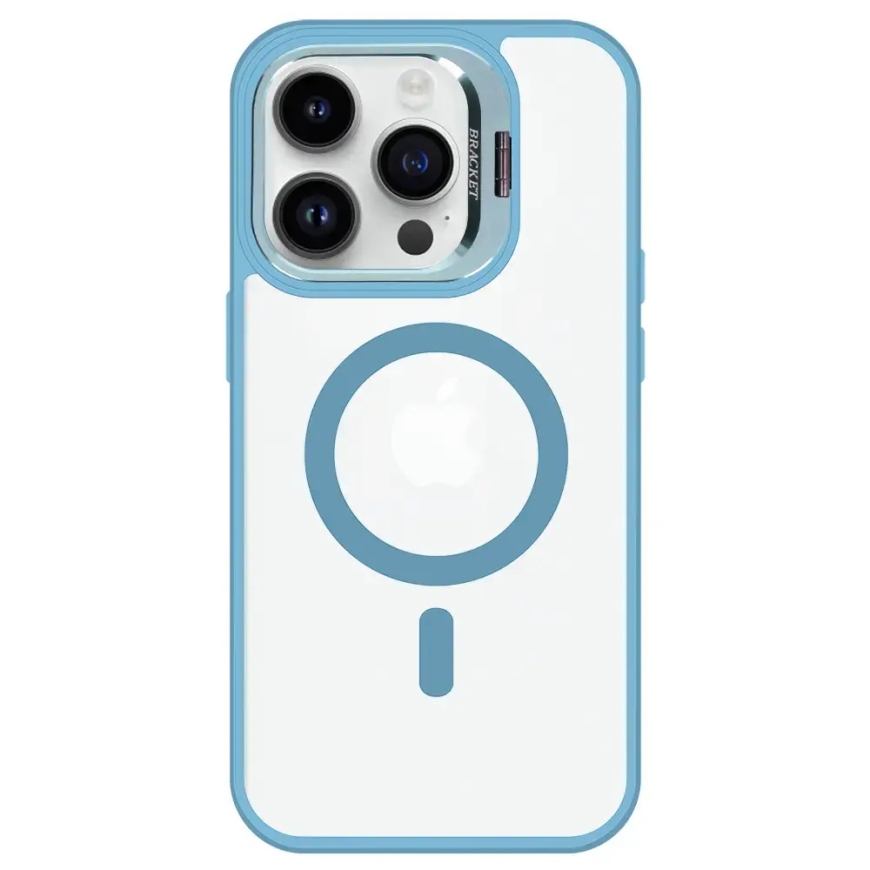 Tel Protect Kickstand phone case with stand and MagSafe support for iPhone 13 Pro blue – 3