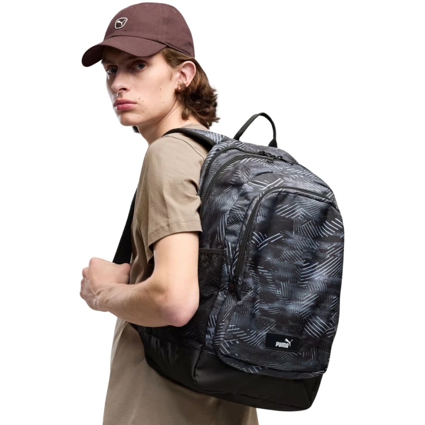 Puma Academy Backpack Gray-Black AOP 91150 26