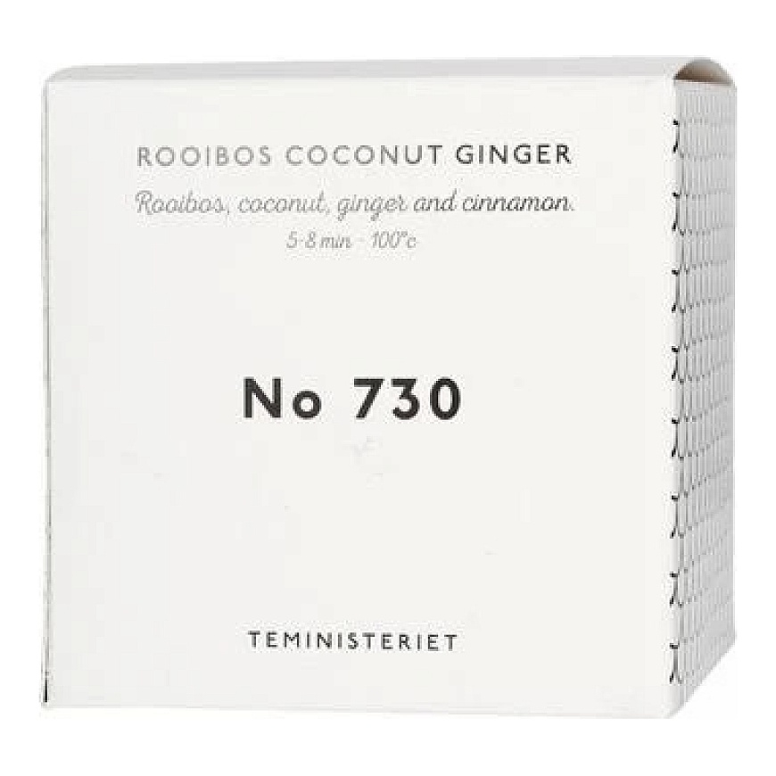 Teministeriet - 730 Rooibos Coconut Ginger - Loose Tea 100 g - Refill