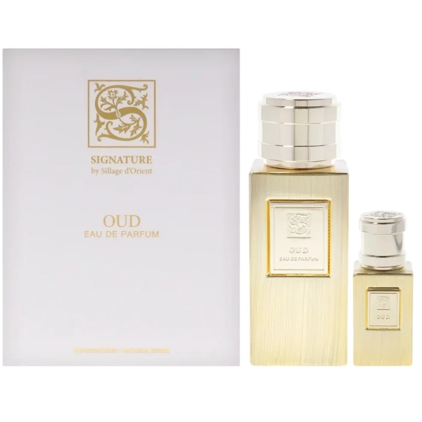 Signature Sillage D'Orient Power Of The Scent Oud komplekt naistele (EDP, 100 ml + EDP, 15 ml)
