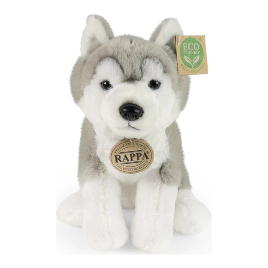 Rappa Videi draudzīgs plīša rotaļlieta - haskijs, 23 cm