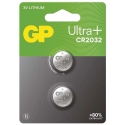 GP Ultra plus CR2032 litija pogu baterijas, 2 gb. GP Ultra plus CR2032 litija pogu baterijas, 2 gb.