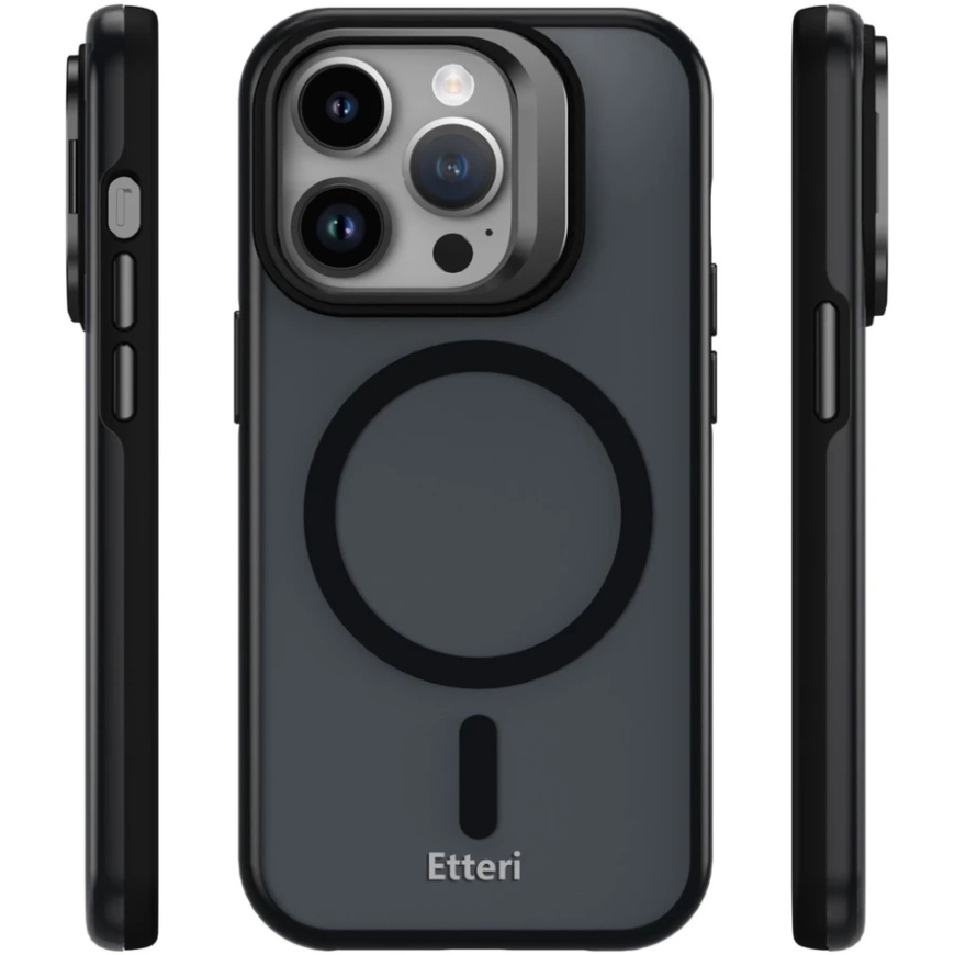 Etteri Morning Fog case for iPhone 15 Pro 6.1" black – 4