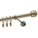 Decastyl ONE CROWN FI 19 MM ANTIQUE BRASS 400 CM WITH BALL MAX AND BEADS KOWALSKI Decastyl ONE CROWN FI 19 MM ANTIQUE BRASS 400 CM WITH BALL MAX AND BEADS KOWALSKI