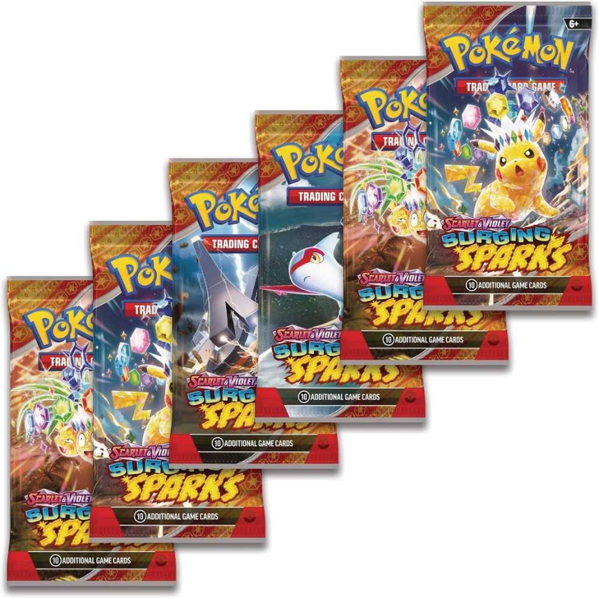 Pokémon TCG Scarlet & Violet Surging Sparks (SV8) būsteris, 1 gab. (POK85928) – 3