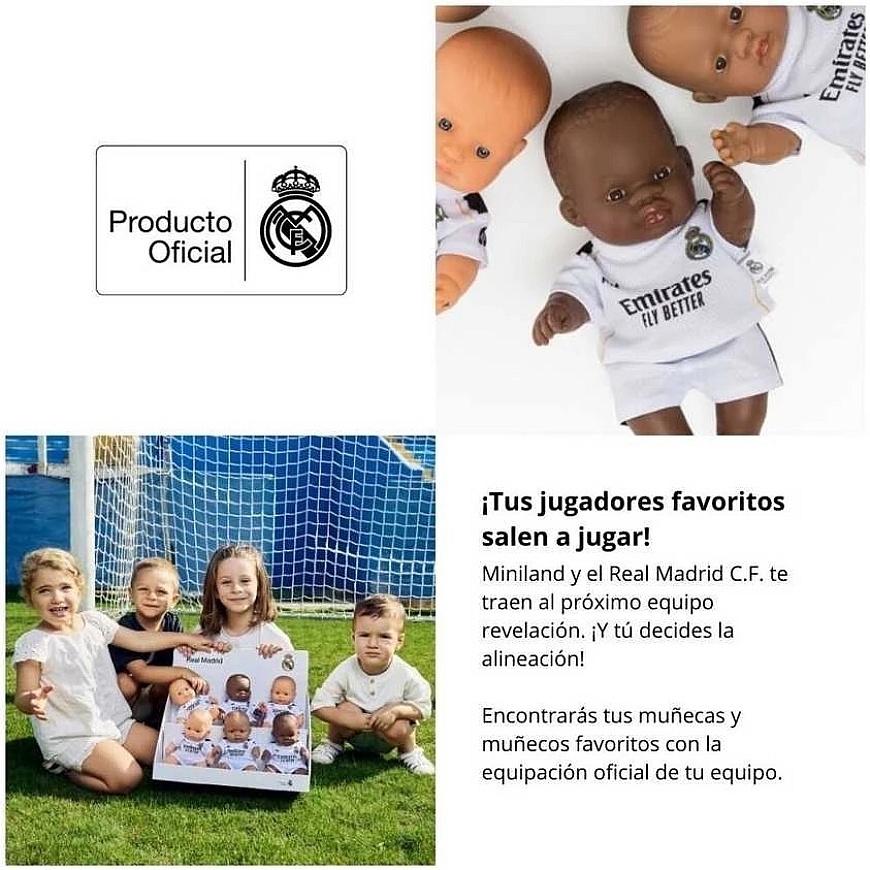Miniland Barcelona Todellinen Nukke Madrid Todellinen Afrikkalainen Poika - 21 cm – 3