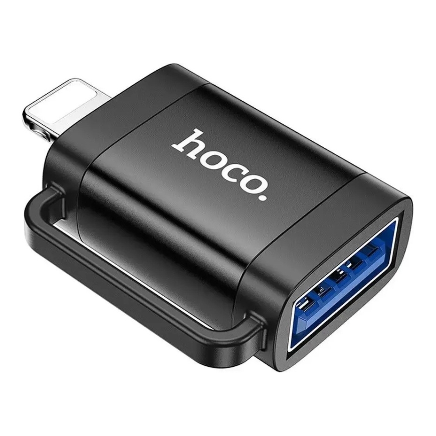HOCO UA31A адаптер Lightning на USB 2.0 | чёрный