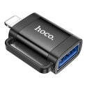 HOCO UA31A adapter Lightning kuni USB 2.0 | must HOCO UA31A adapter Lightning kuni USB 2.0 | must