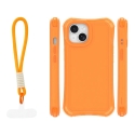 Safepop phone case with strap for iPhone 15 orange Safepop phone case with strap for iPhone 15 orange