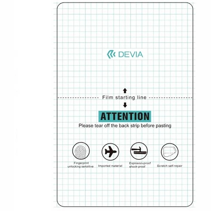 Devia Anticrash protective film set for tablets, designed for cutting machines, 20 pcs. 22.5 x 32.5 cm
